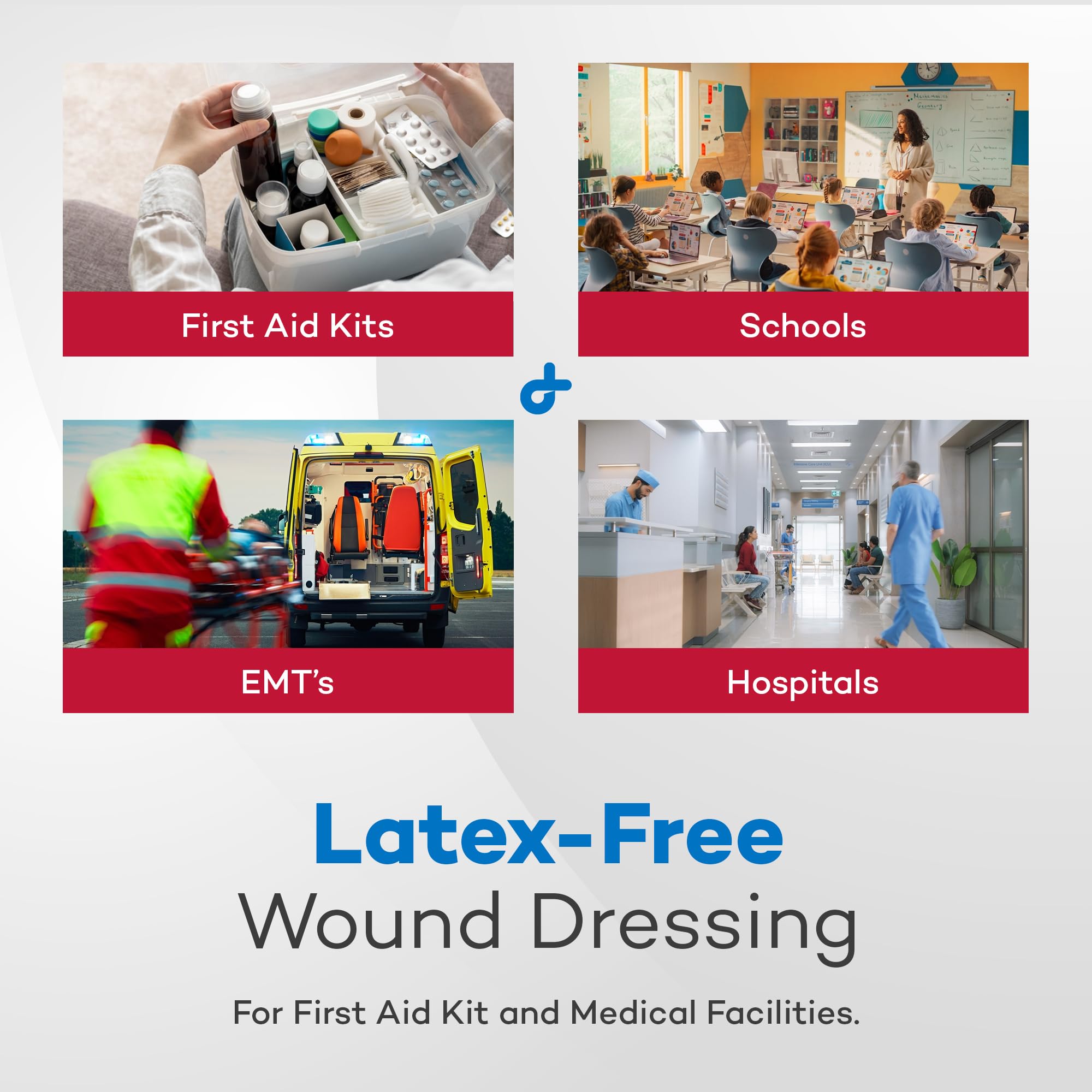 Dealmed ABD Combine Pad offers high absorbency for heavy drainage scenarios.