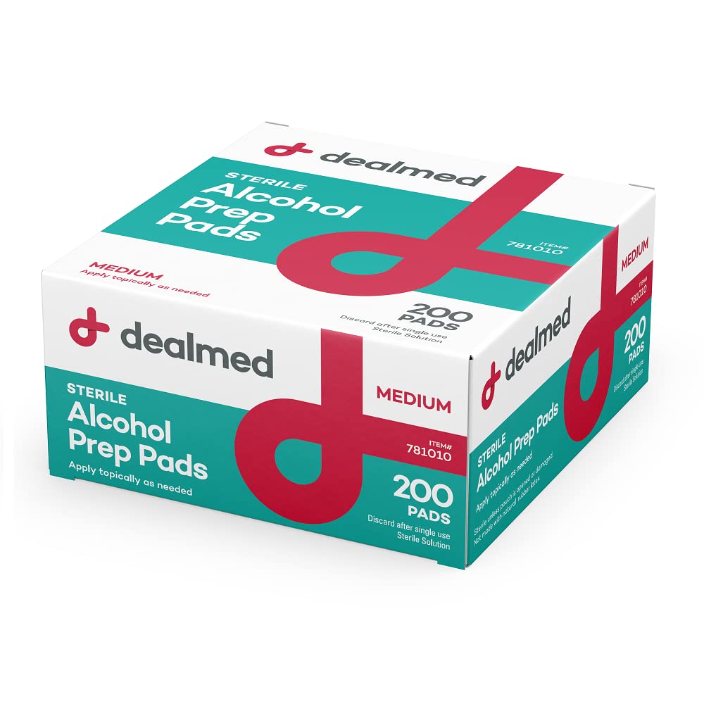 Dealmed gamma sterilized pads provide clean, reliable wipes in sterile packaging