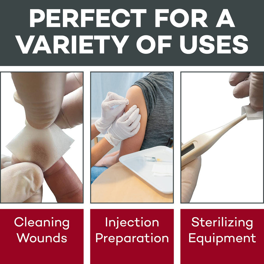 Dealmed pads for IV site cleaning and sensitive skin areas