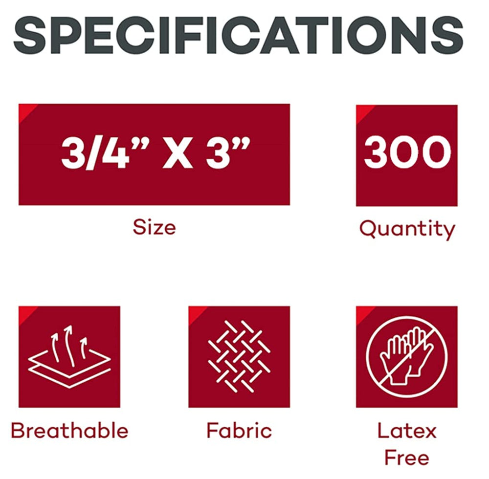 Individually wrapped DealMed bandages emphasizing cleanliness and quick use.