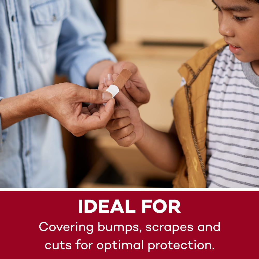 Dealmed Curitas de Tela Adhesivas 2x4: uso diario para raspaduras y cortes leves