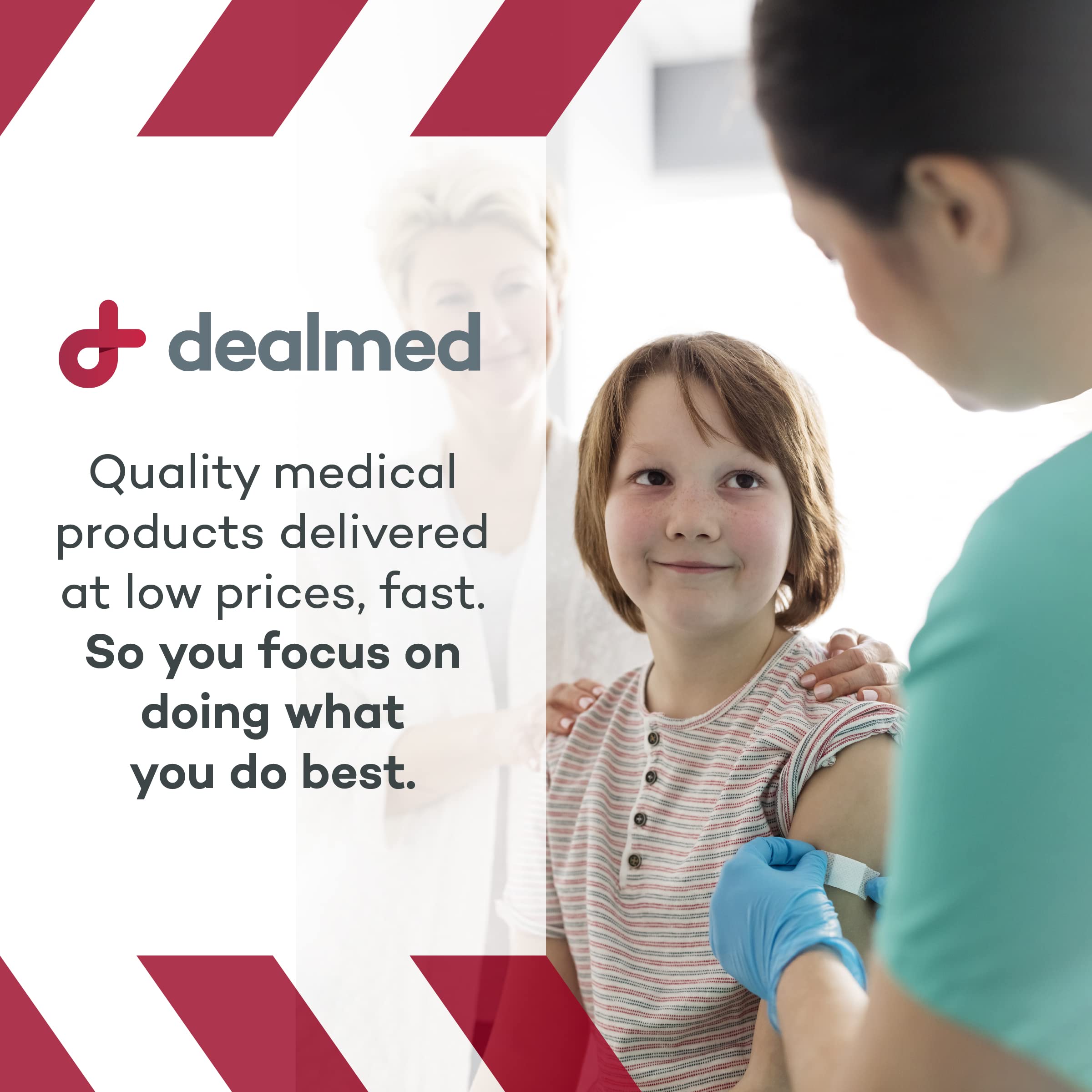 Dealmed first-aid-kit organization shot displays 280-bandage supply ready for emergencies.
