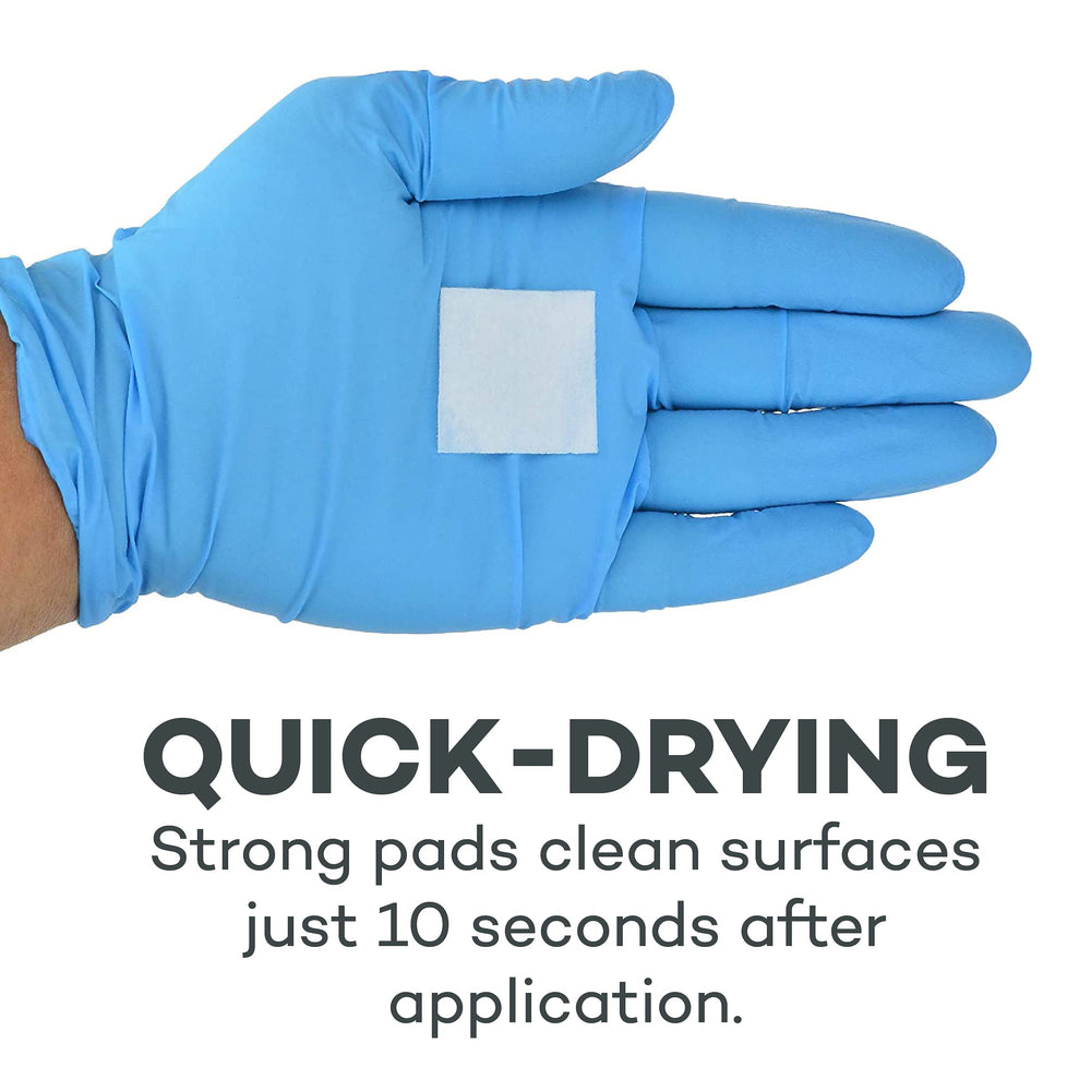Dealmed generous-size pads for thorough cleaning of skin and small equipment