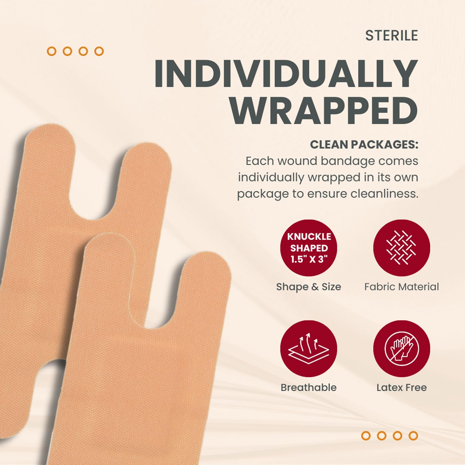 Dealmed individually wrapped bandage ensures hygiene on the go.