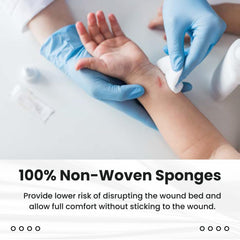 Dealmed non-stick gauze sponges comfortable non-adherent contact with wounds