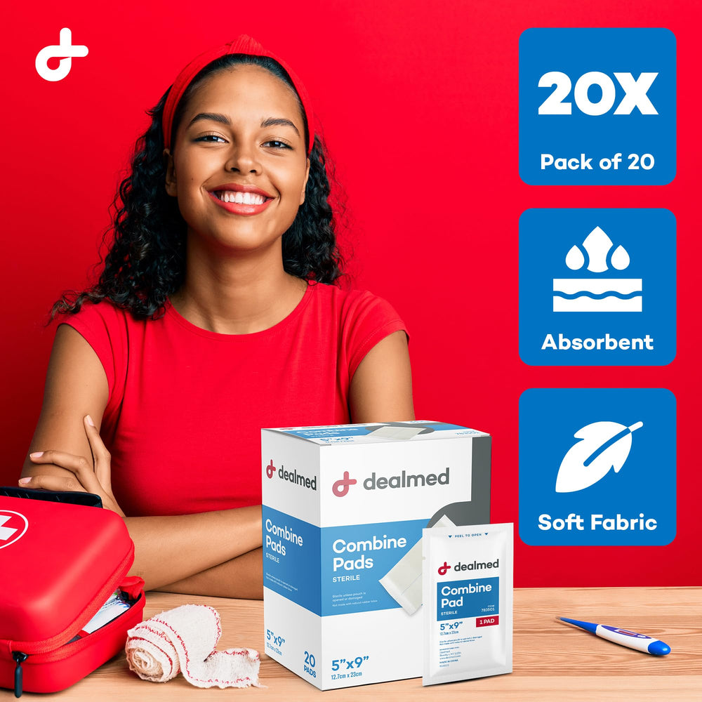 Dealmed pad para emergencias con absorción rápida