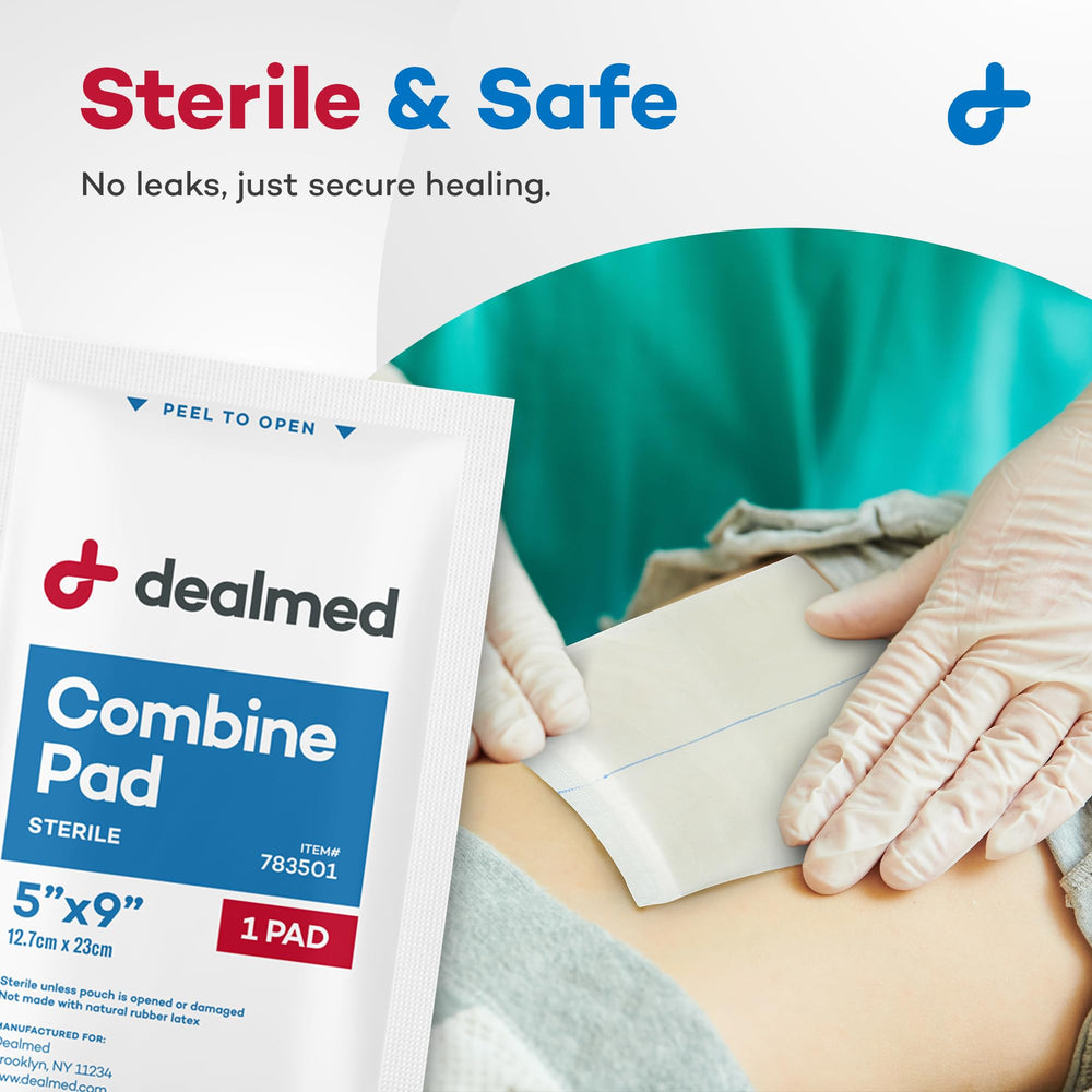 Dealmed pad para uso hospitalario con bordes sellados y protección