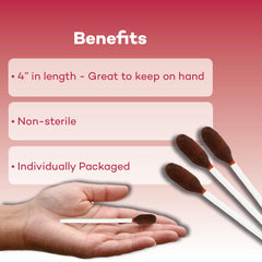 Dealmed povidone iodine swabsticks, individually wrapped for quick clean bedside use