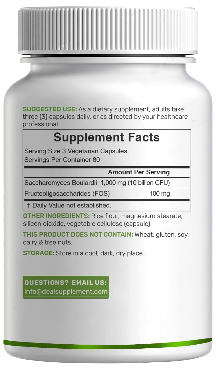 DEAL SUPPLEMENT Non-GMO icon on bottle label reinforces ingredient transparency.