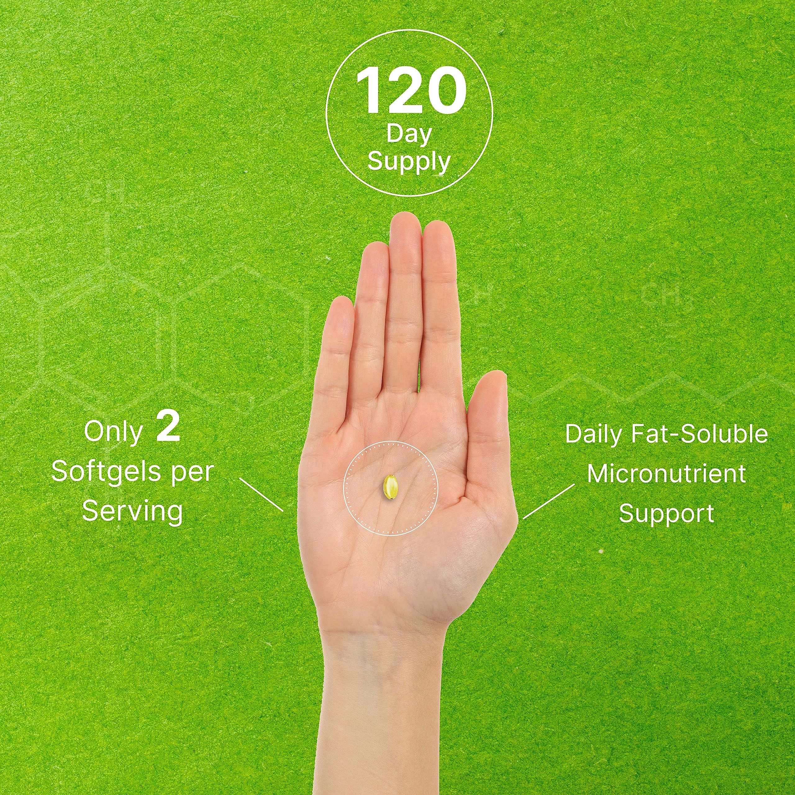 DEAL SUPPLEMENT Vitamin E softgels stack conveys daily consistency