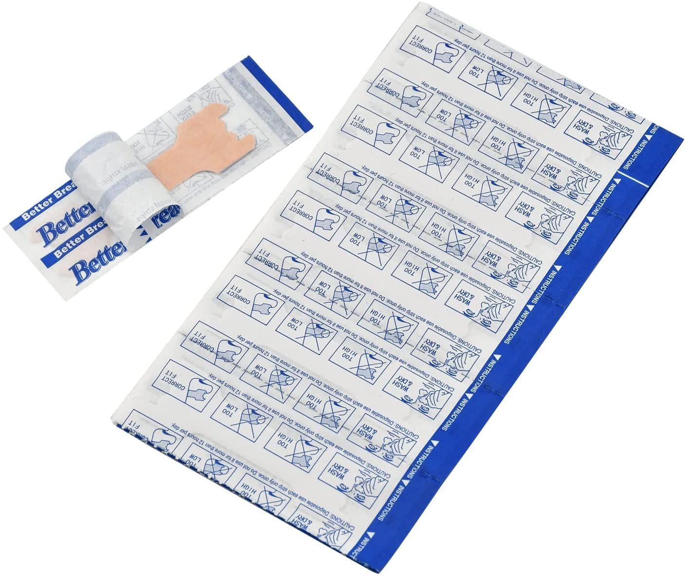 Debaishi nasal strips easy-to-apply design for quick use.