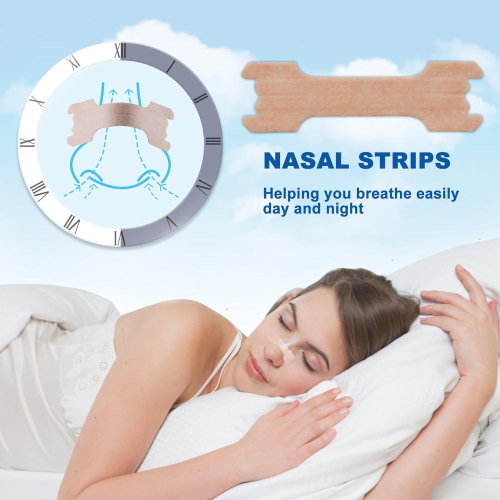 Debaishi nasal strips skin-safe design emphasized for gentle wear.