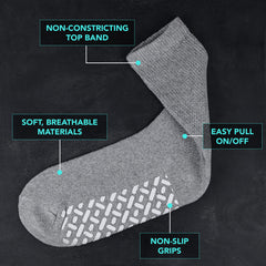 Debra Weitzner non-slip sole grip for safer indoor use.
