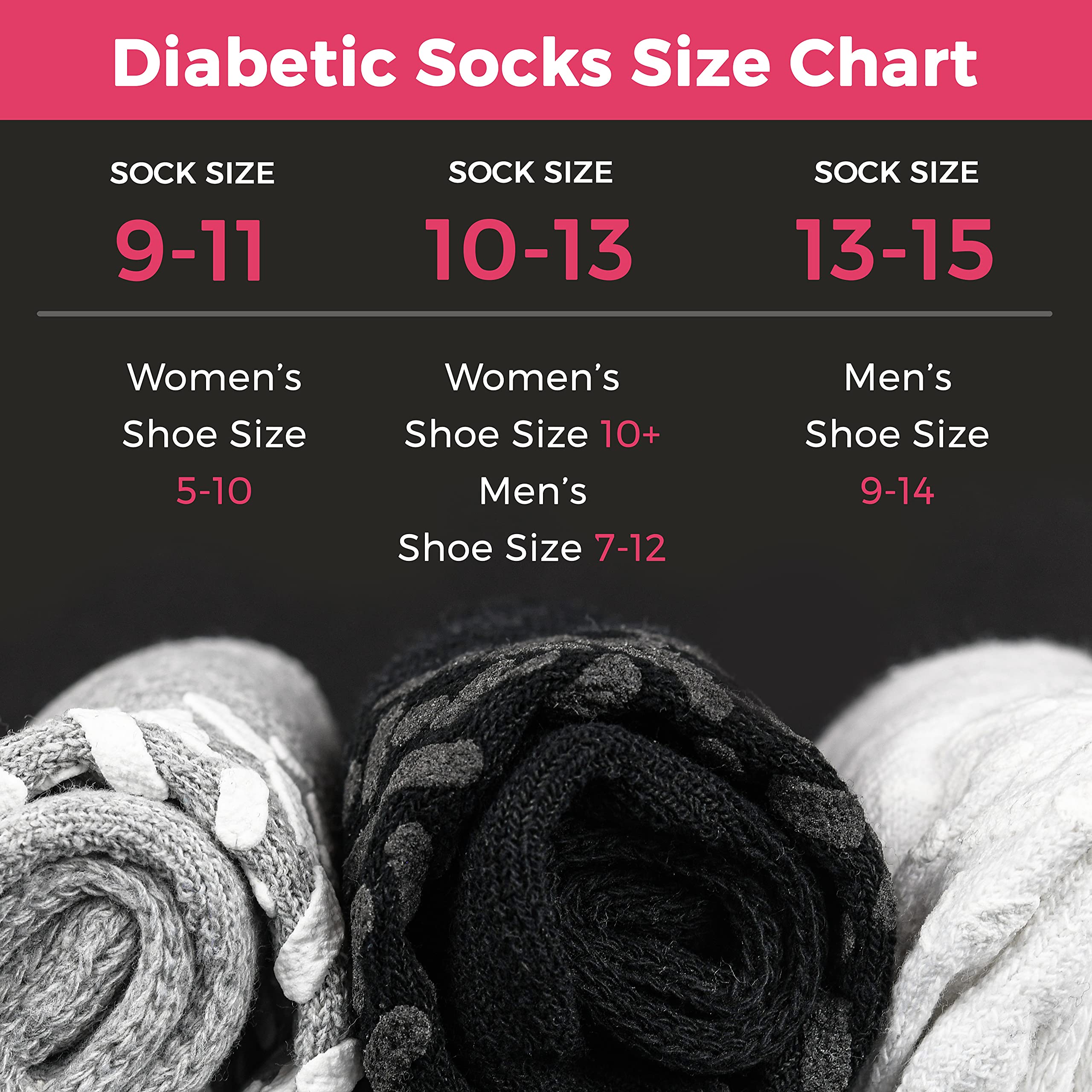 Debra Weitzner non-slip diabetic sock with ankle grip for safer wear