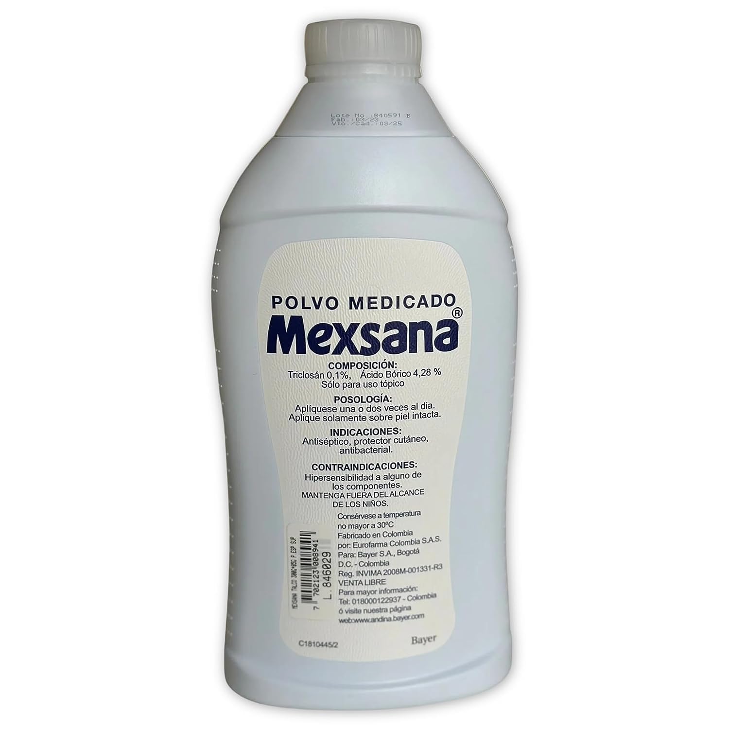 DECA EXPERTS Mexsana foot powder offers a cooling sensation for feet.