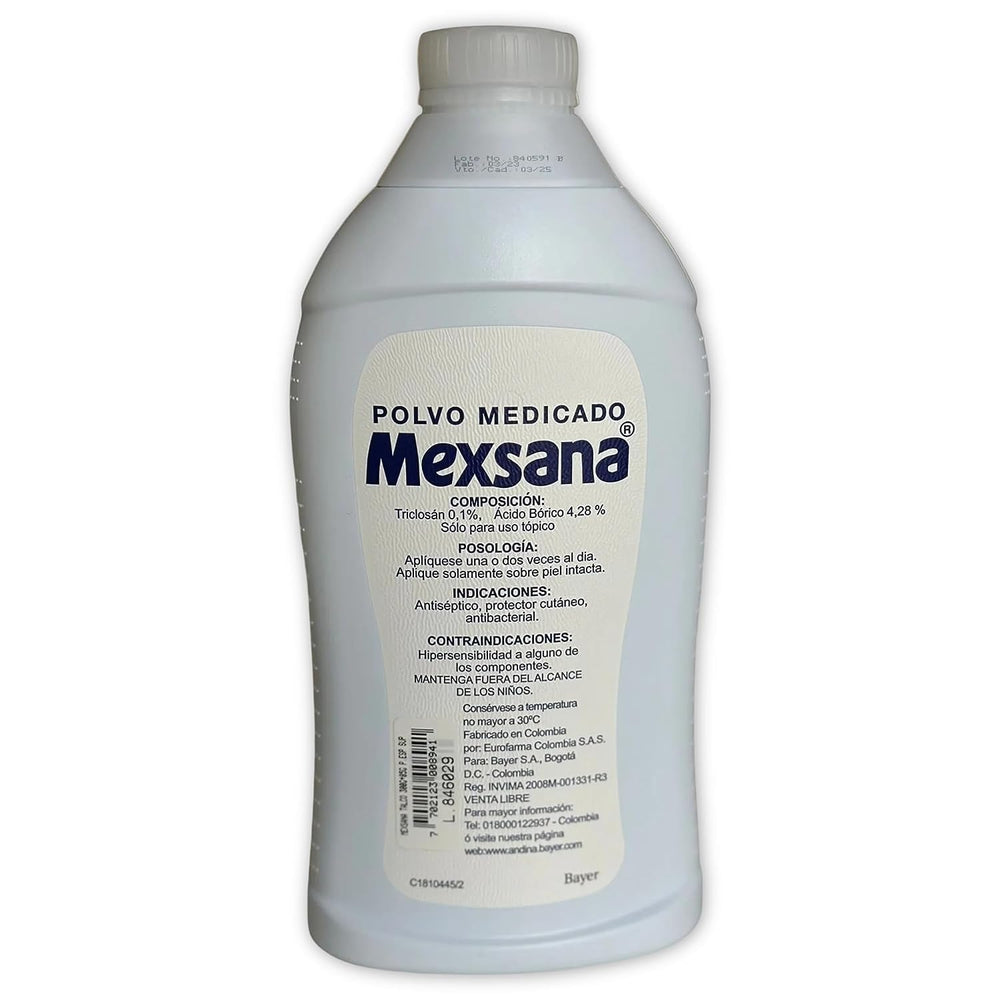 DECA EXPERTS Mexsana foot powder offers a cooling sensation for feet.