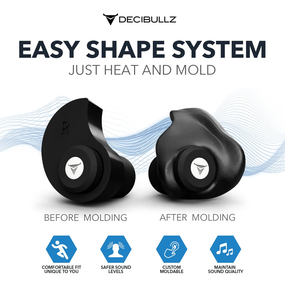Decibullz reusable ear plugs for ongoing protection