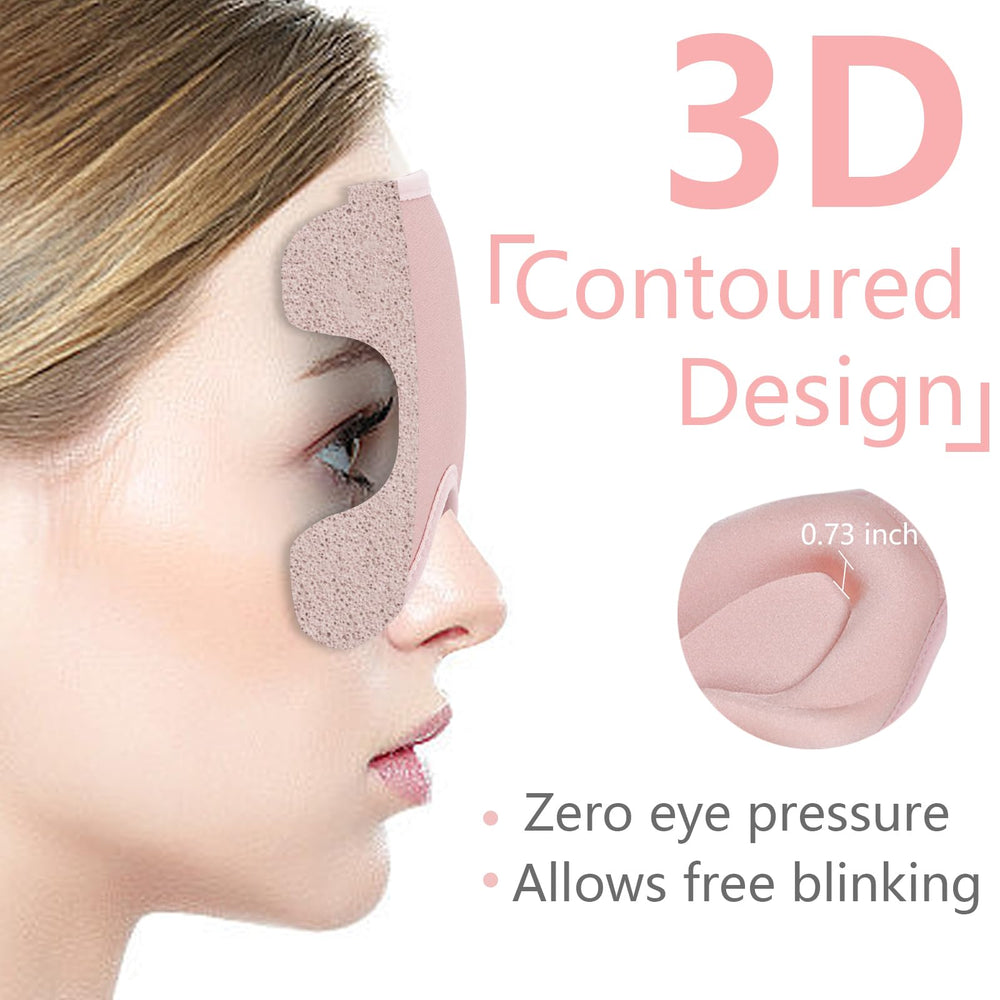 Dec.Metu memory foam mask softly supports the eyes for restful breaks