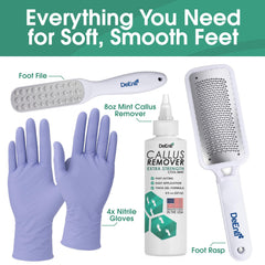 DeEnti metal foot rasp for removing dry skin on heels