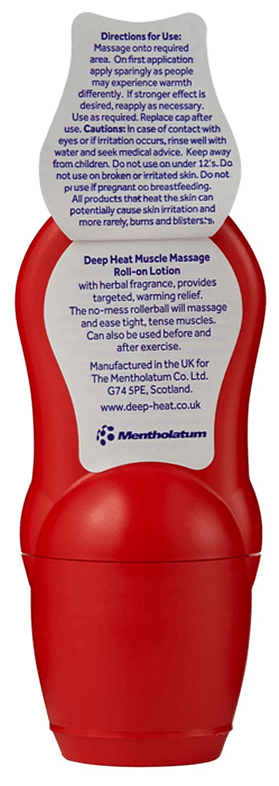 Before and after workout with Deep Heat roll-on for mobility support.