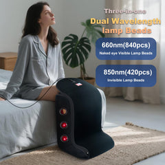 Deerbaba 420‑LED dual wavelengths setup for targeted therapy.
