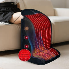 Deerbaba red light therapy for feet and legs in a closeup view.
