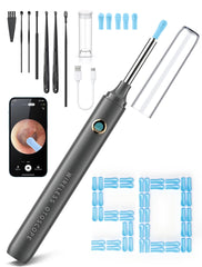 DEETOK ear cleaner camera front view, compact design for safe ear inspection.