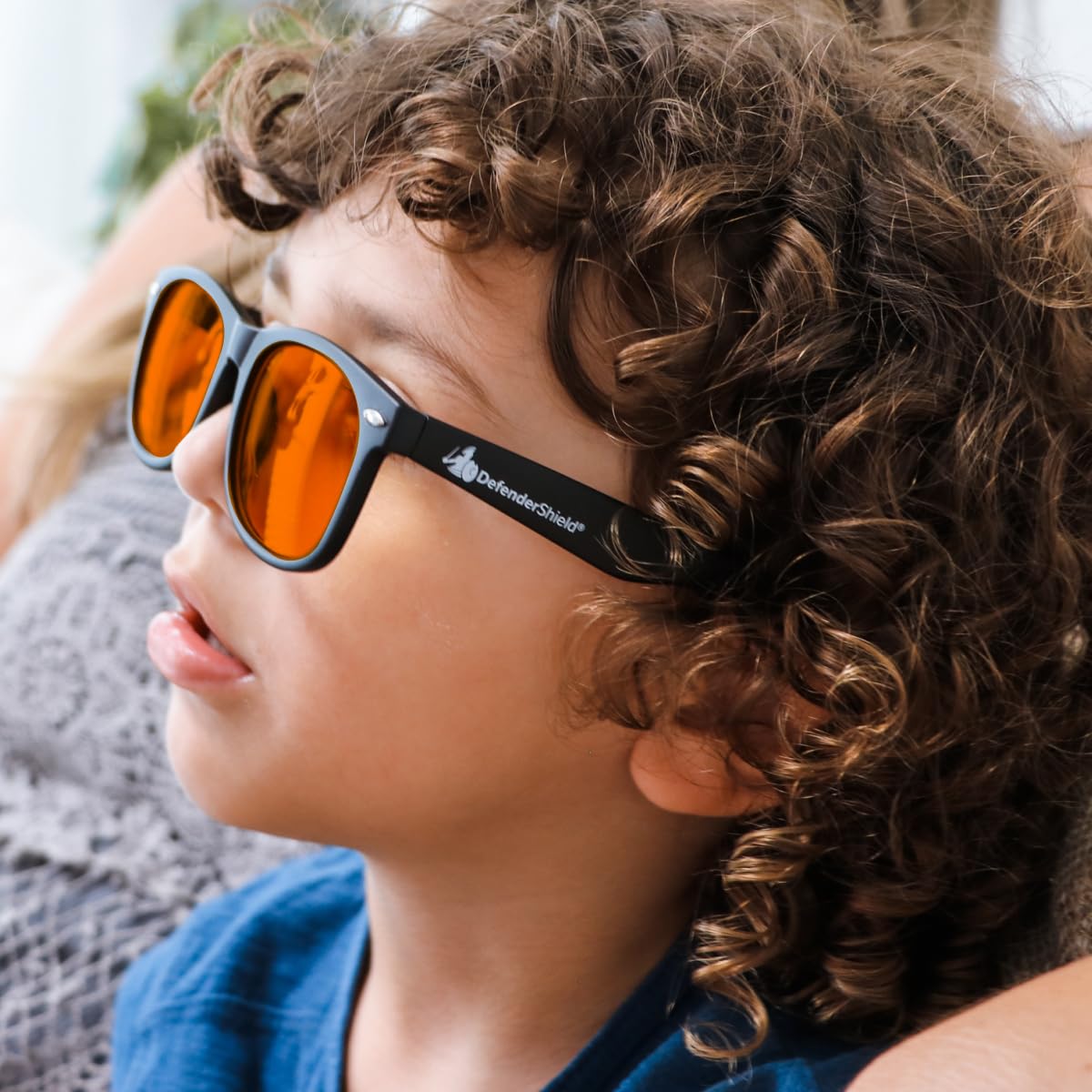 DefenderShield 99% blue light blocking supports comfortable evening screen time.