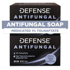 Defense Soap antifungal bar soap 2-pack front view for quick, targeted cleansing