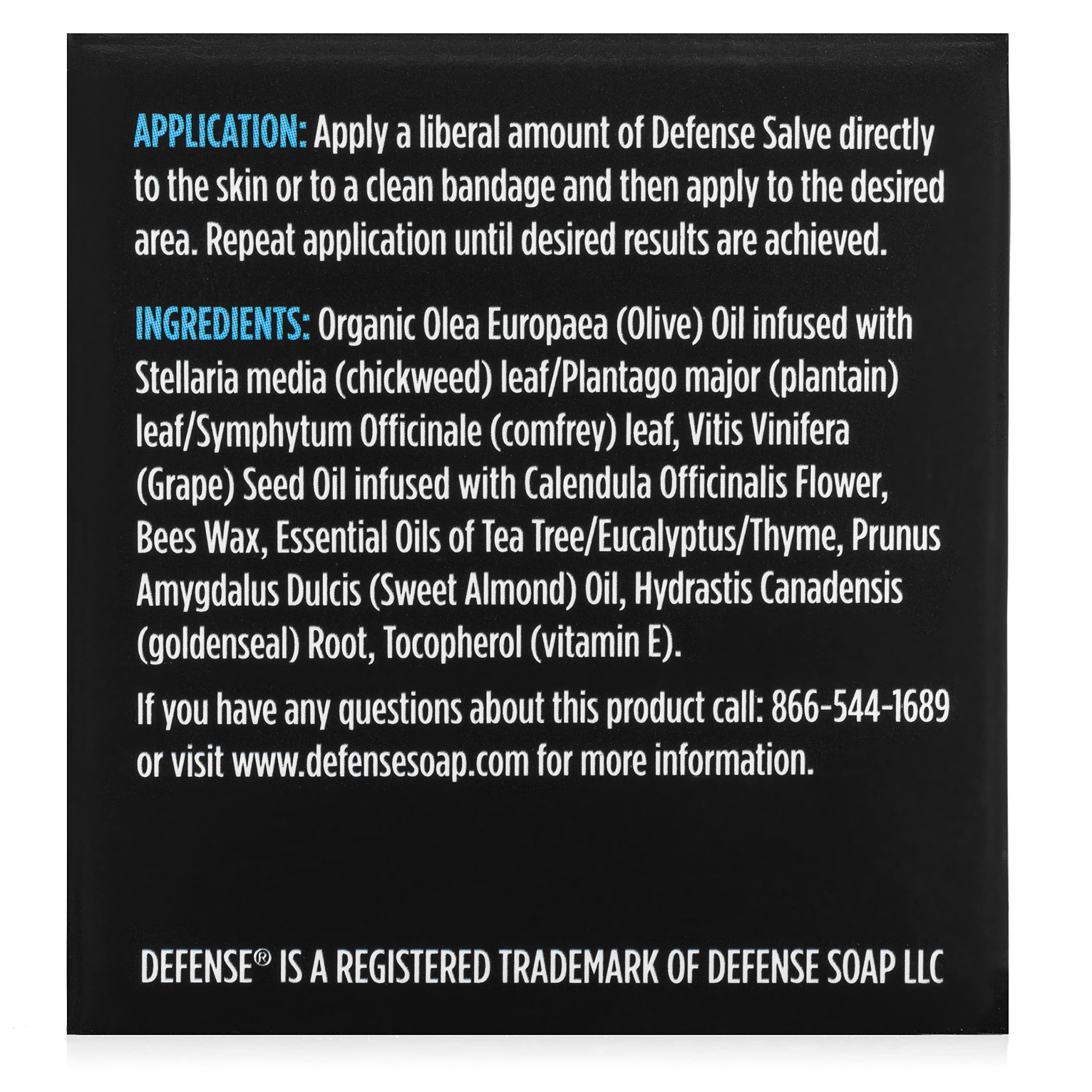 Defense Soap Organic Tea Tree Ointment 2oz jar ready for workouts.