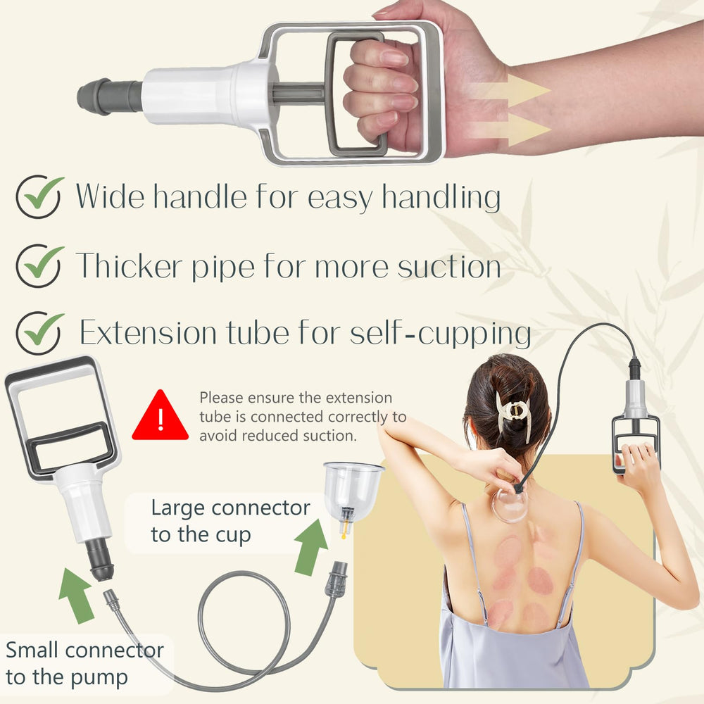 DEFUNX Guasha tool included for enhanced massage work in cupping sessions.