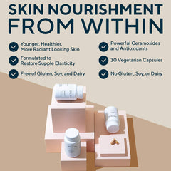 Del Mar Labs CeraLift ingredients visual highlights ceramides and antioxidants for skin support