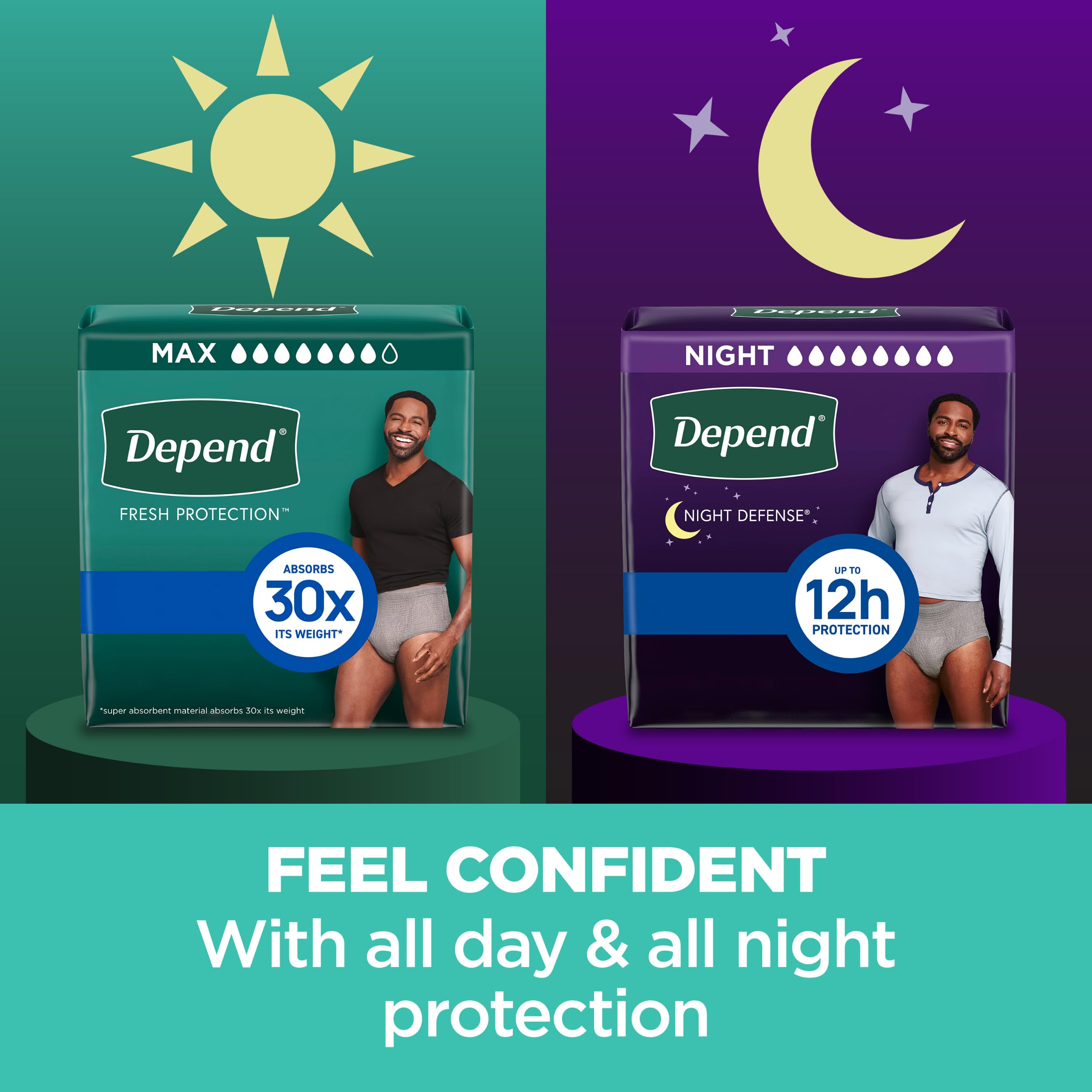 Depend Fresh Protection Active Fit design provides secure, comfortable wear