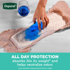 Depend Fresh Protection odor control helps you stay confident throughout activities.