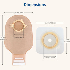 DERAYMI hydrocolloid base plate delivers strong adhesion while protecting sensitive skin.