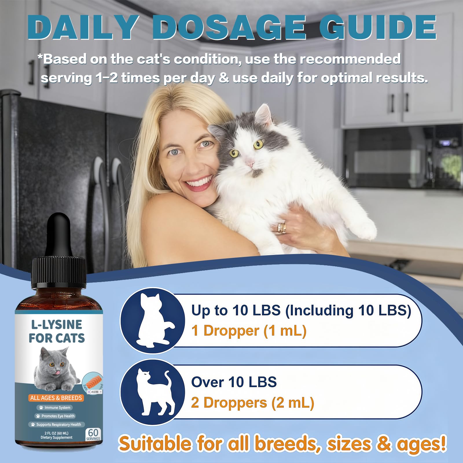 Eye health focus evokes clarity and vitality for cats.