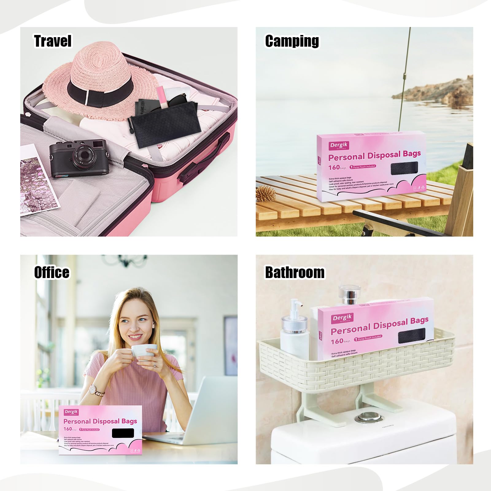 Dergik epitech-safe material bags ideal for home, hotel, and travel.