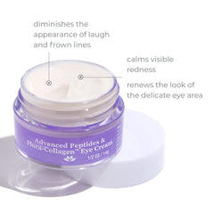 Derma E eye cream texture close-up for gentle application