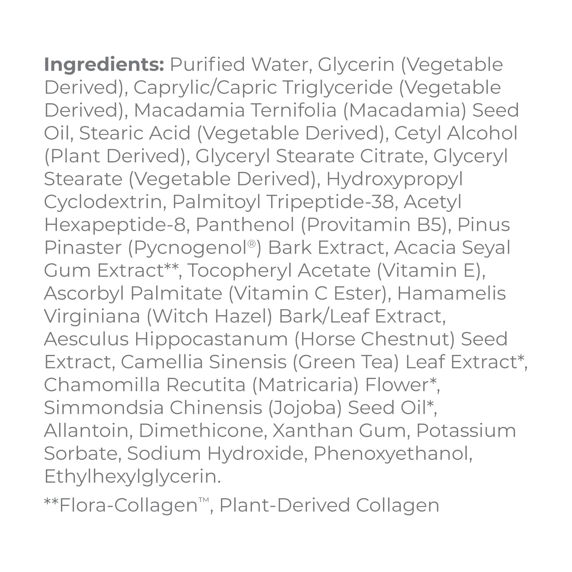 Derma E Flora-Collagen eye cream tub highlights plant-based hydration