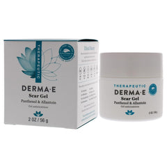 Derma E Gel Scar packaging label image with clear branding and 2 oz size