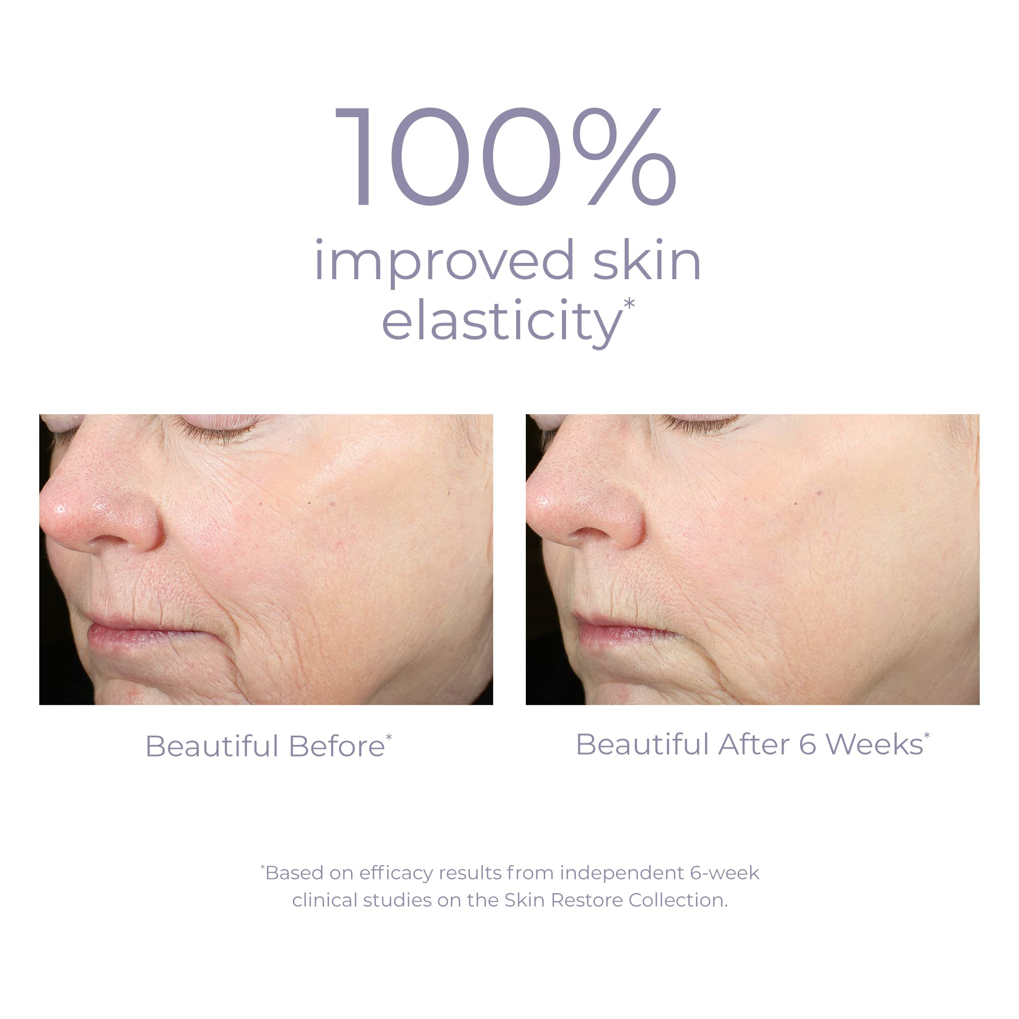 Derma E eye cream product with plant-based Flora-Collagen under bright light