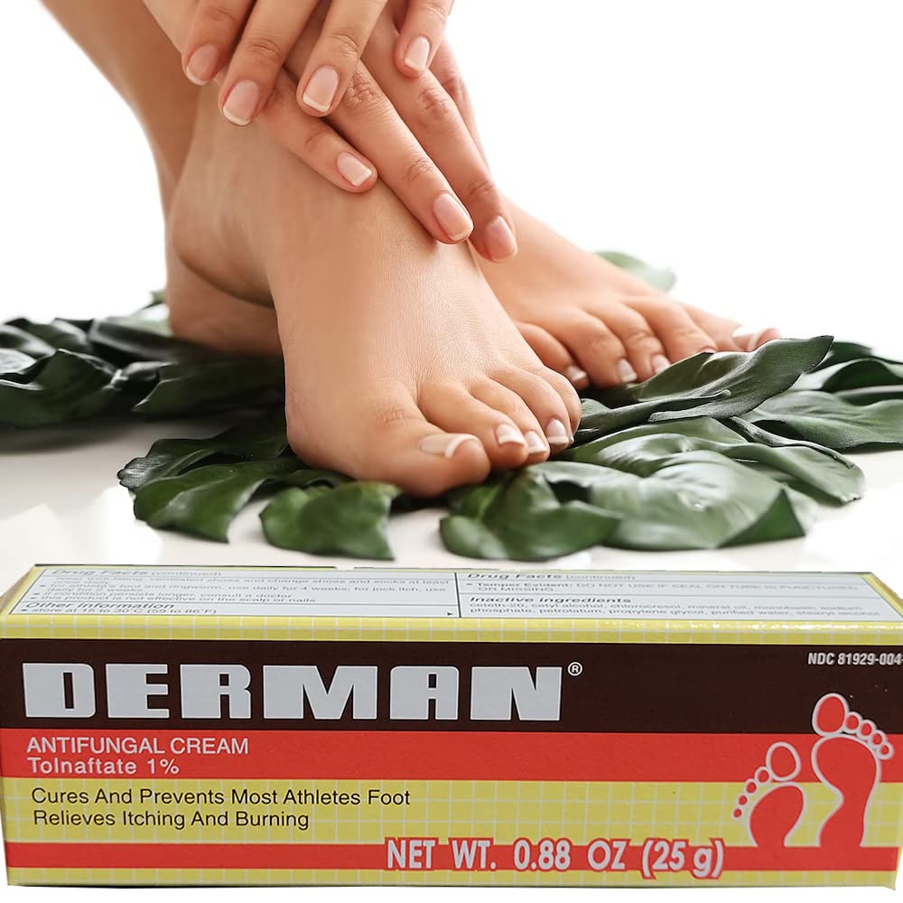 Derman antifungal cream packaging varies across shipments
