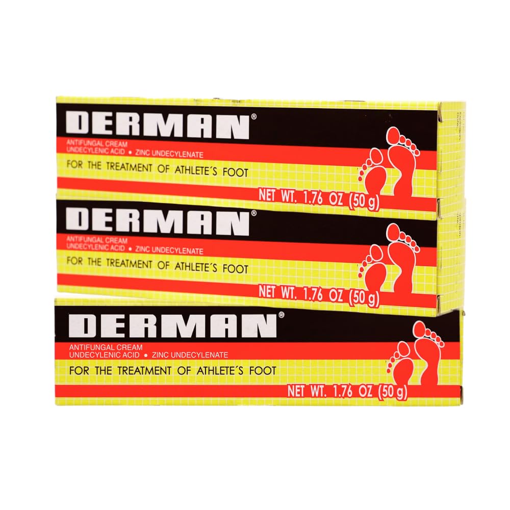 Derman crema: aplicación en el pie para alivio diario.