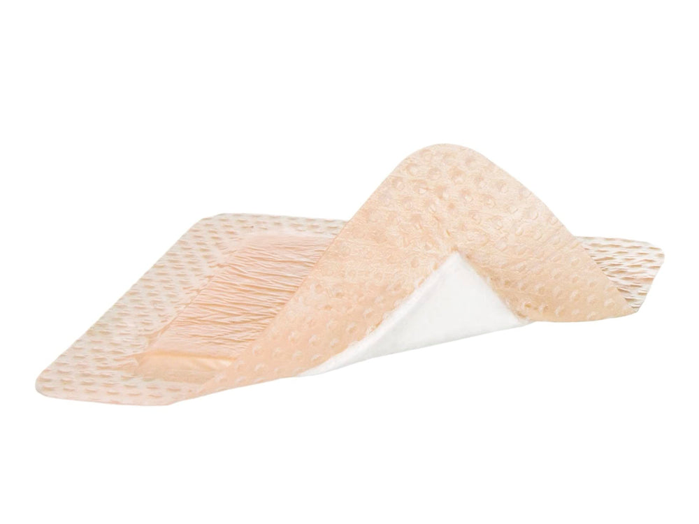 DermaRite ComfortFoam Border latex-free construction reduces latex sensitivity risk.
