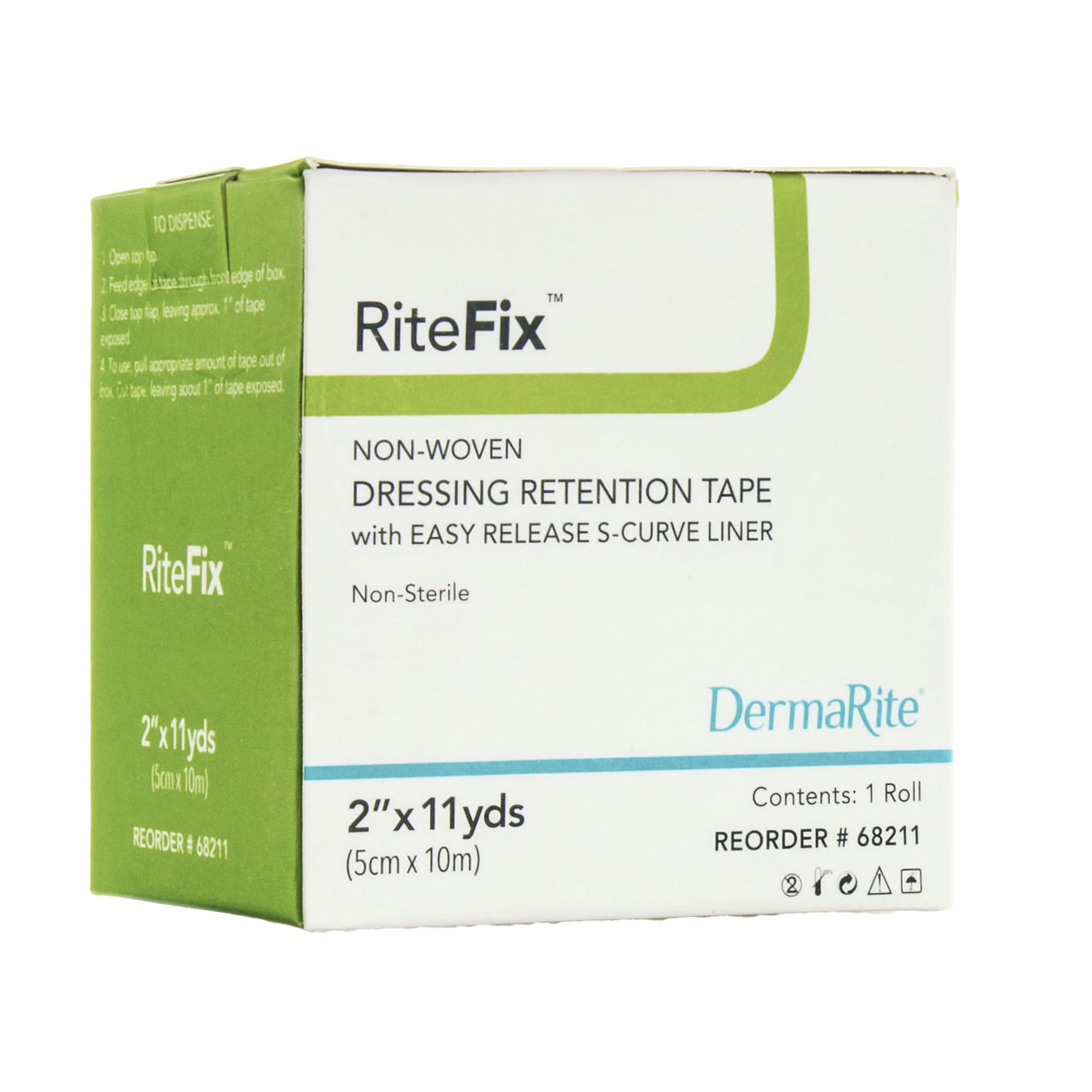 DermaRite RiteFix easy-release S-curve liner enables painless removal and skin comfort.