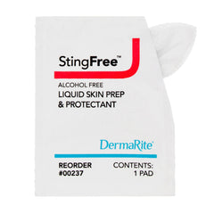 DermaRite StingFree application demo showing shield in action.