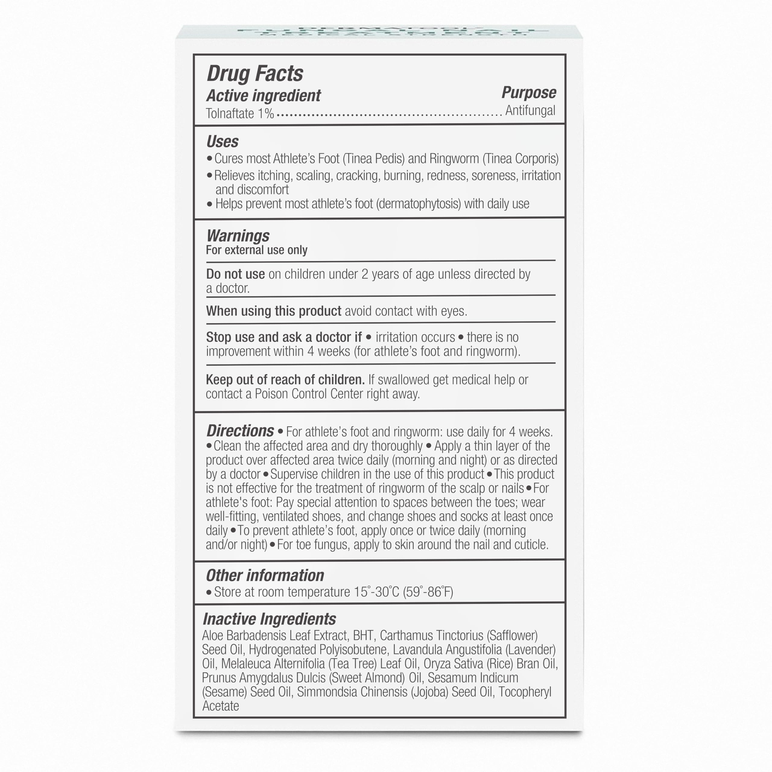 DERMATOOL natural ingredients include tea tree and vitamin E.