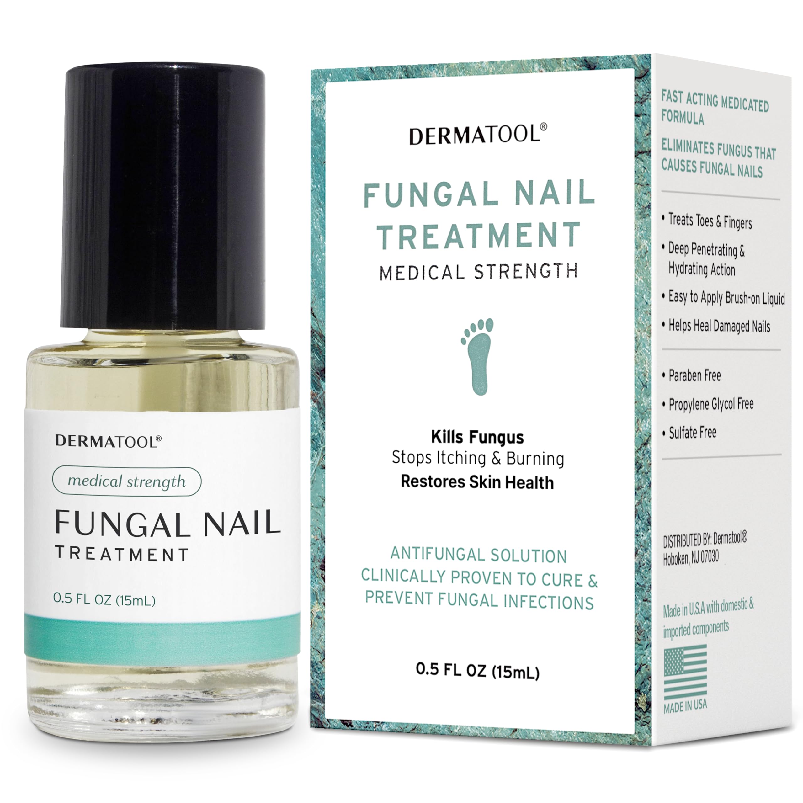 DERMATOOL Toenail Fungus Treatment bottle for easy at-home use.