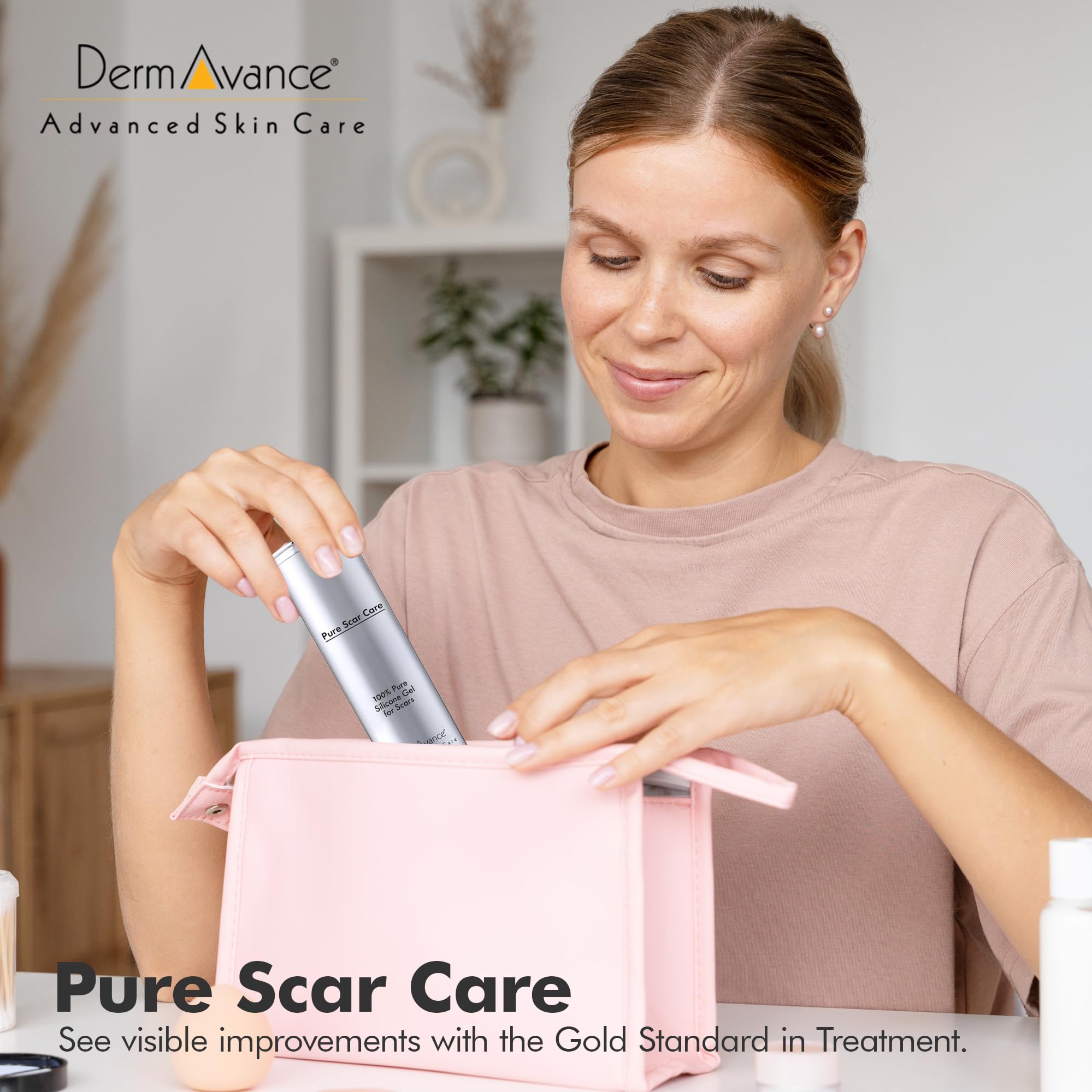 DermAvance Pure Scar Care suitable for sensitive skin with no chemical sunscreens.