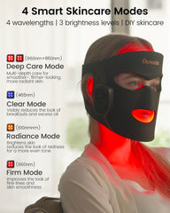Dermita open-eye design with soft silicone for comfortable wear.